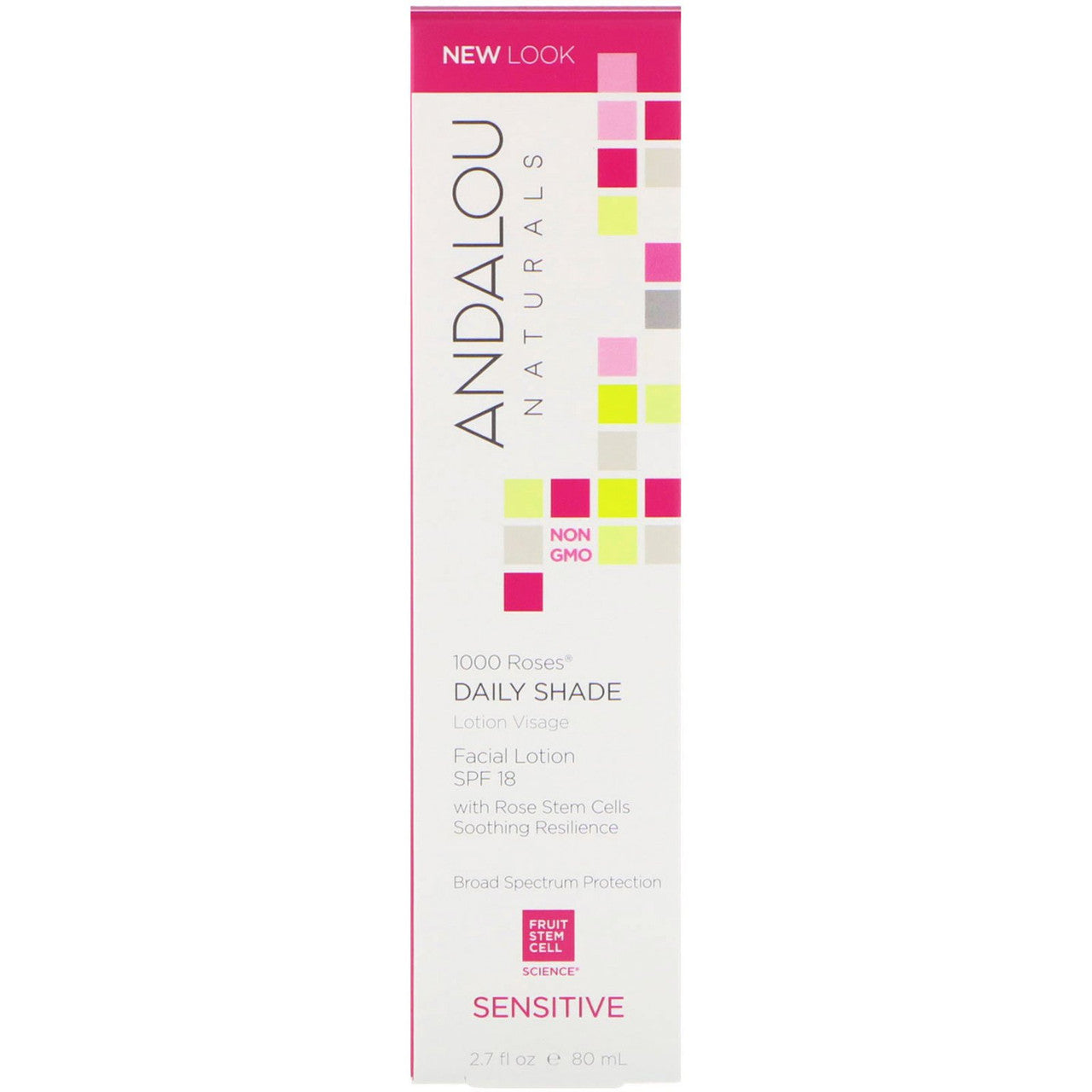 Andalou Naturals 1000 Roses Facial Lotion SPF 18 (1x2.7 OZ)-0