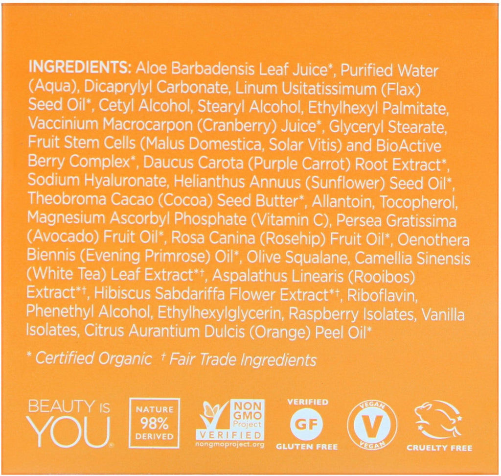 Andalou Naturals Purple Carrot +C Luminous Night Cream (1x1.7 Oz)-4
