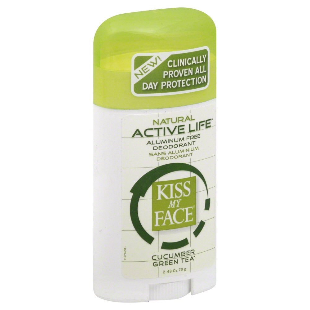 Kiss My Face Active Life Cucumber & Green Tea Deodorant (2.48 Oz)-0