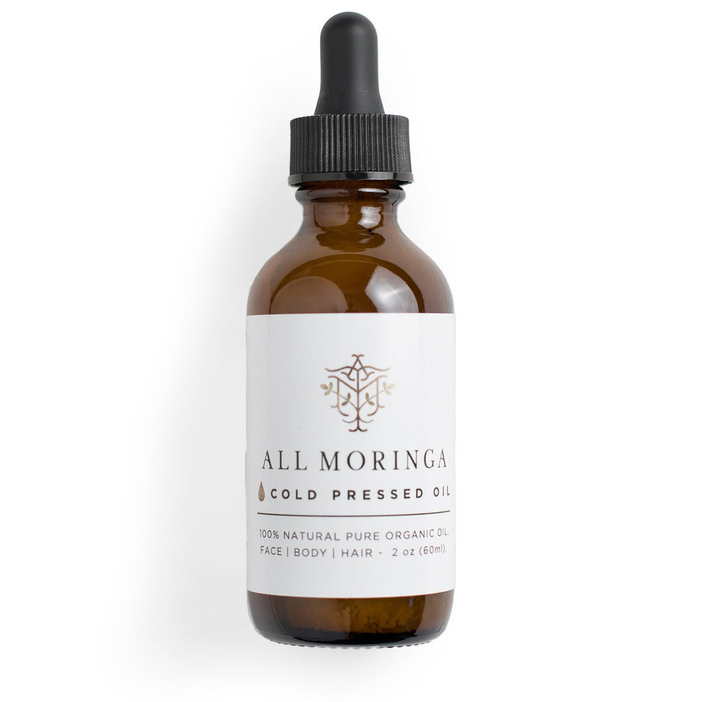 Moringa Oleifera Cold Press Seed Oil Premium Untouched Pure 100% All Natural Organic (Ben oil) for Face,  Body, and Hair. Unscented or Lavender and Ylang Ylang infused (All Skin Types)-0